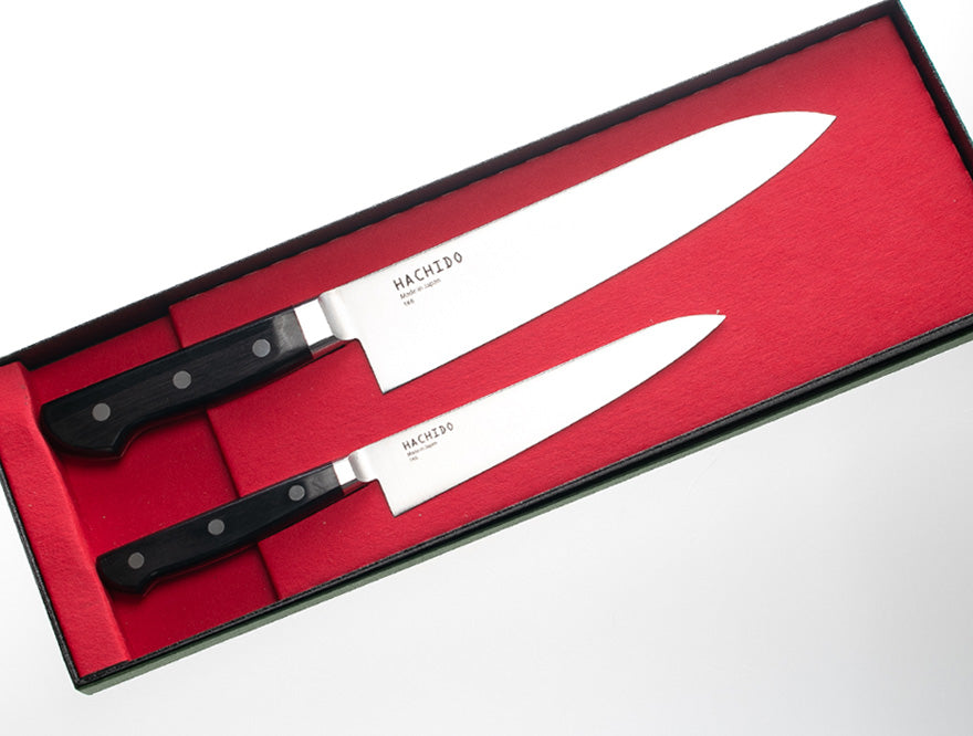 Hachido Classic Gift Set of 2 - Japanese Knives
