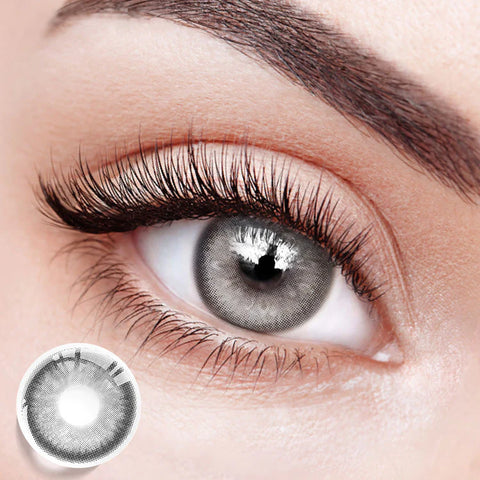 EYESFAV Glassball Gray Colored Contact Lenses