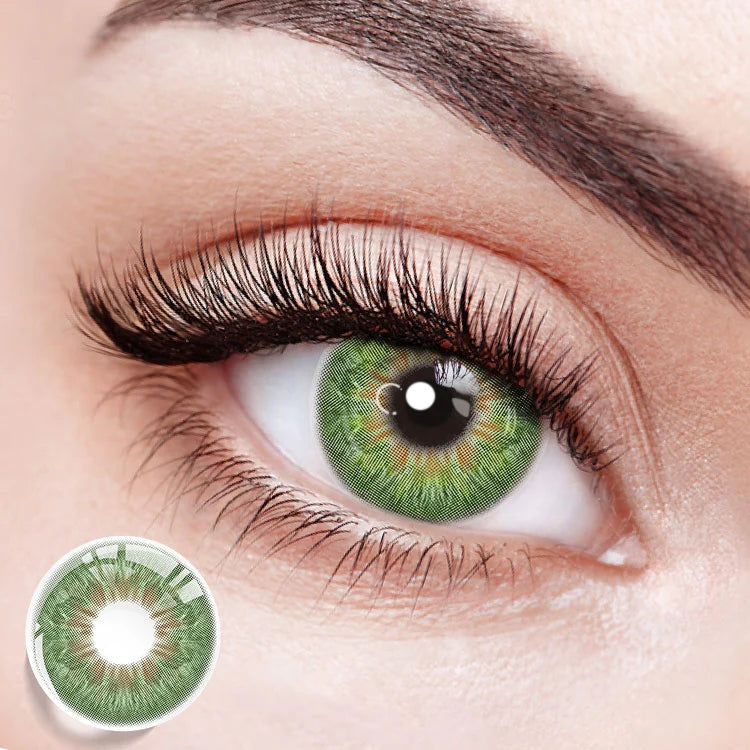 Fiesta Green Contact Lenses