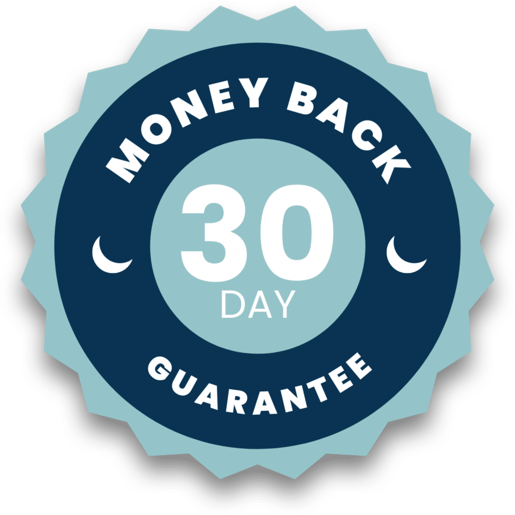 30-day money back guarantee label