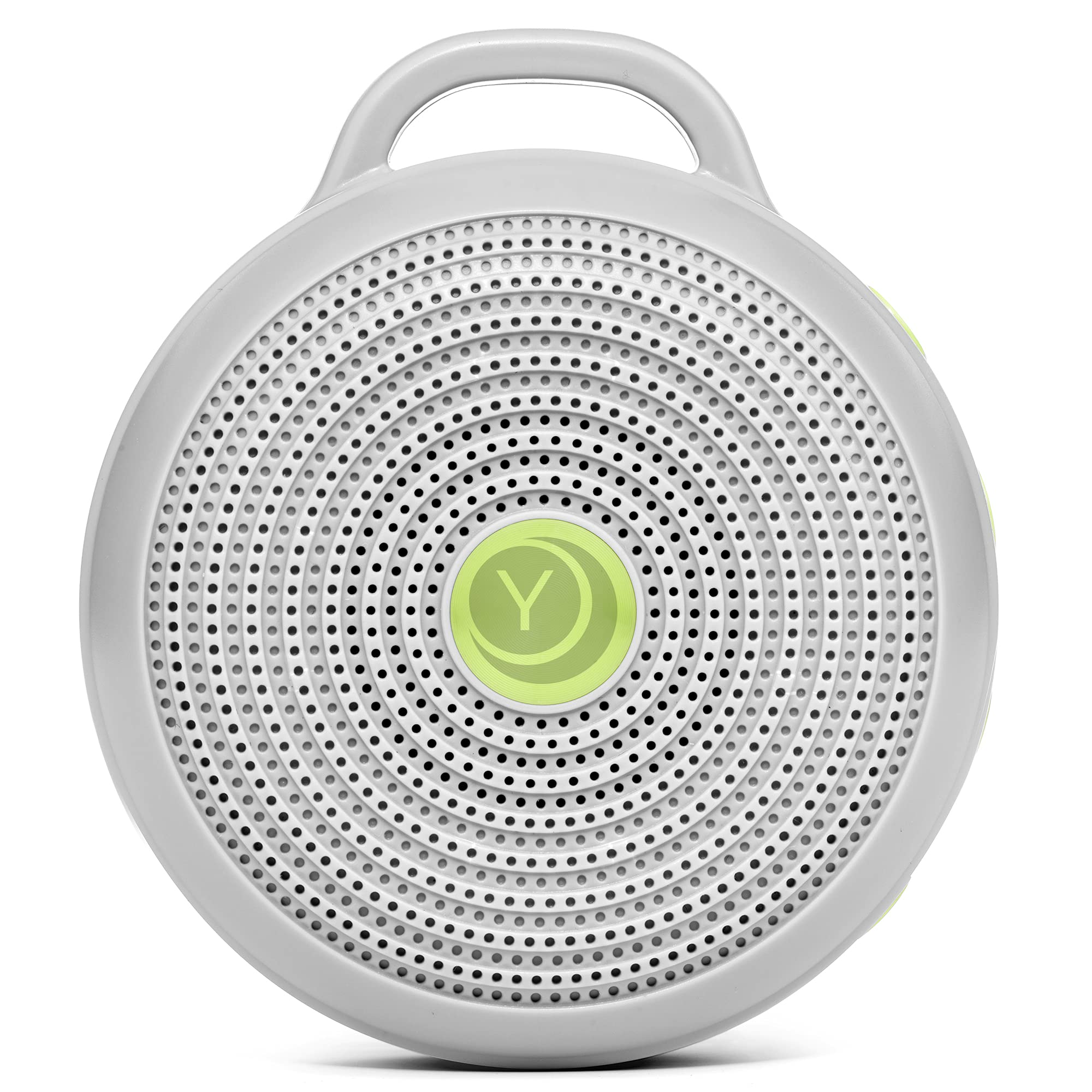 Portable white noise machine with a gray color