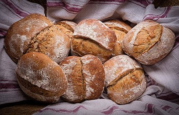 loafs of sourdough bread