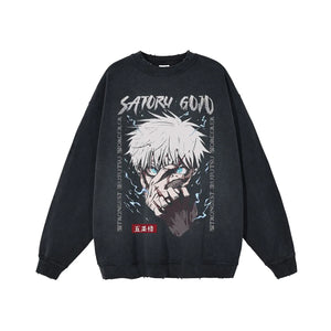 Gojo Satoru Domain Expansion Sweater - Yuwaku Anime Store