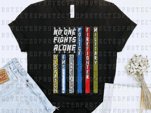 No One Fights Alone - Sun & Sand Stitch-N-Press - No One Fights Alone Shirt