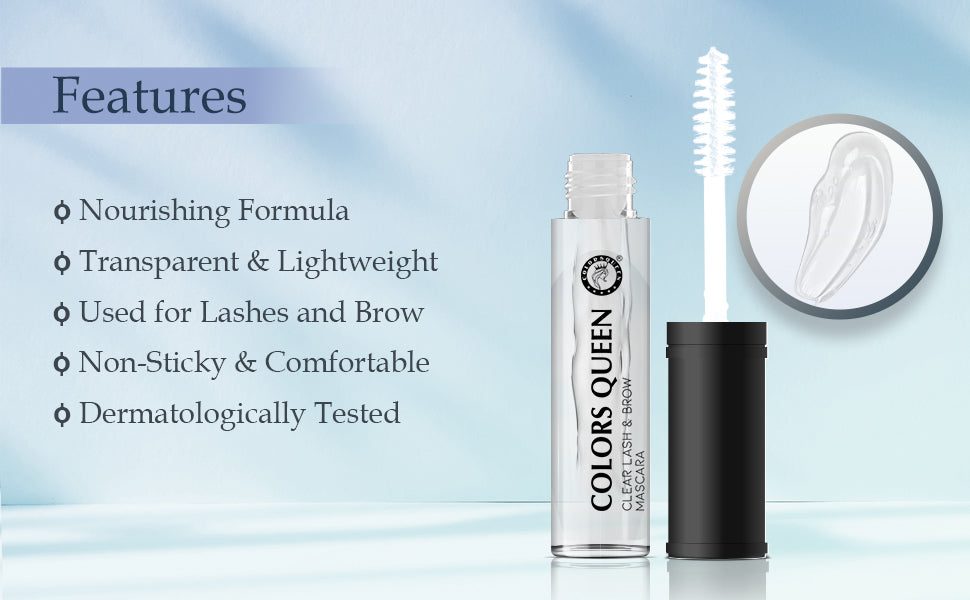 Colors Queen Clear Lash & Brow Mascara
