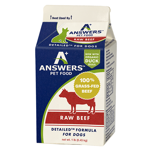 Answers - Detailed Beef - Raw Dog Food - Various Sizes (Hillsborough C – The Modern Paws