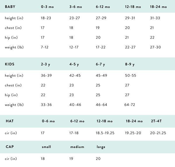 EllieFunDay-size-chart