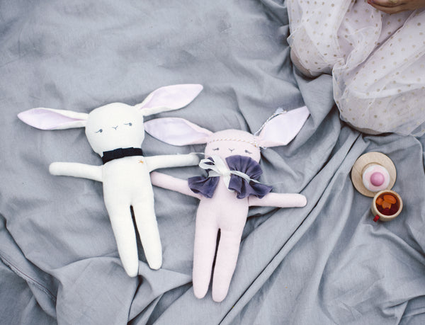 organic cotton toy stuffed bunny