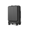 cavendish polycarbonate cabin suitcase tilted to the left with grey colouring