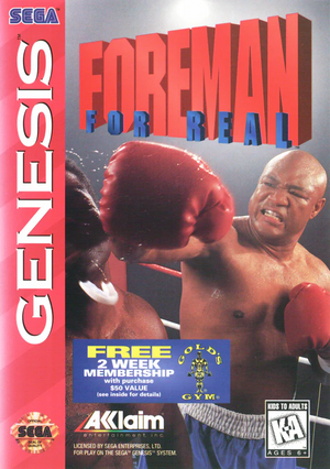 Sega Genesis Foreman For Real (w/ Box & Instructions) - Freaktoyz - Genesis Box Set