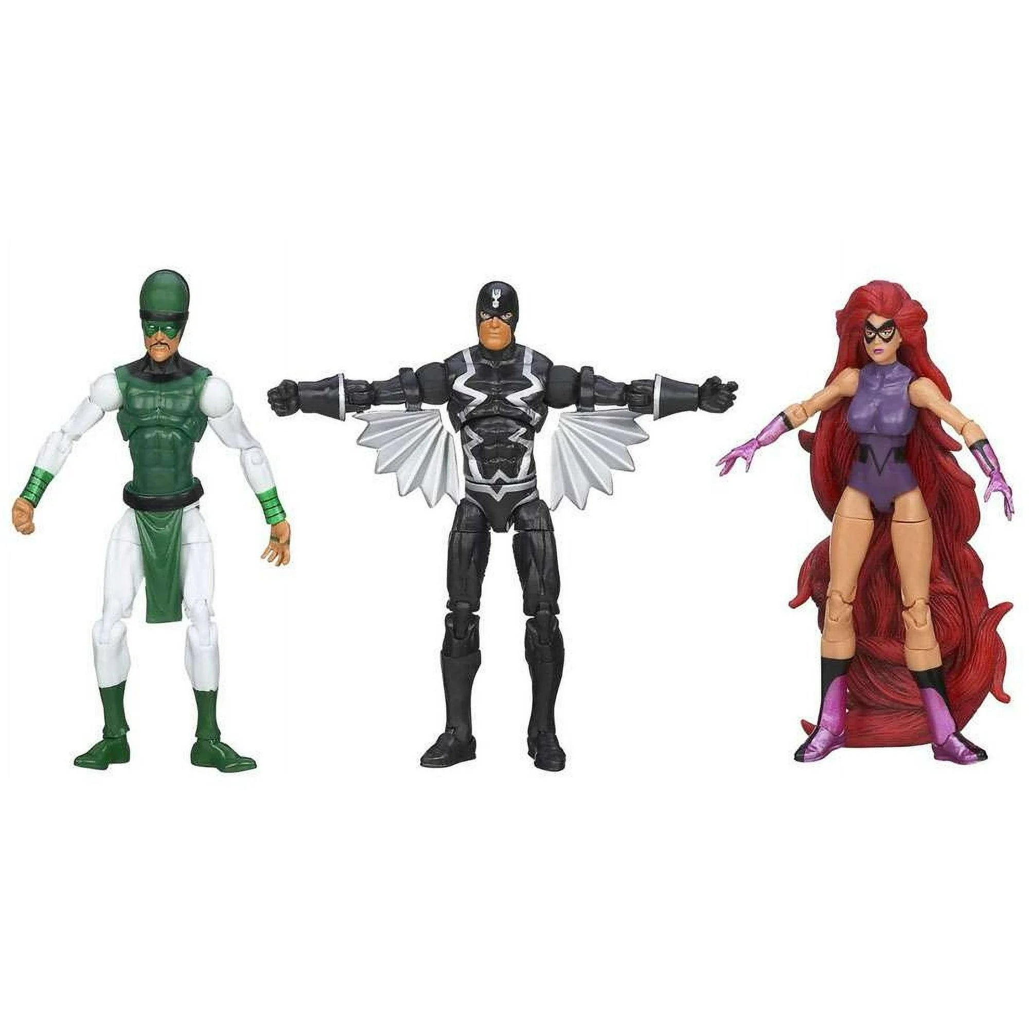 2012 Hasbro Marvel Universe Inhumans Marvel's Karnak, Black Bolt, and Marvel's Medusa, Not Packaged Complete
