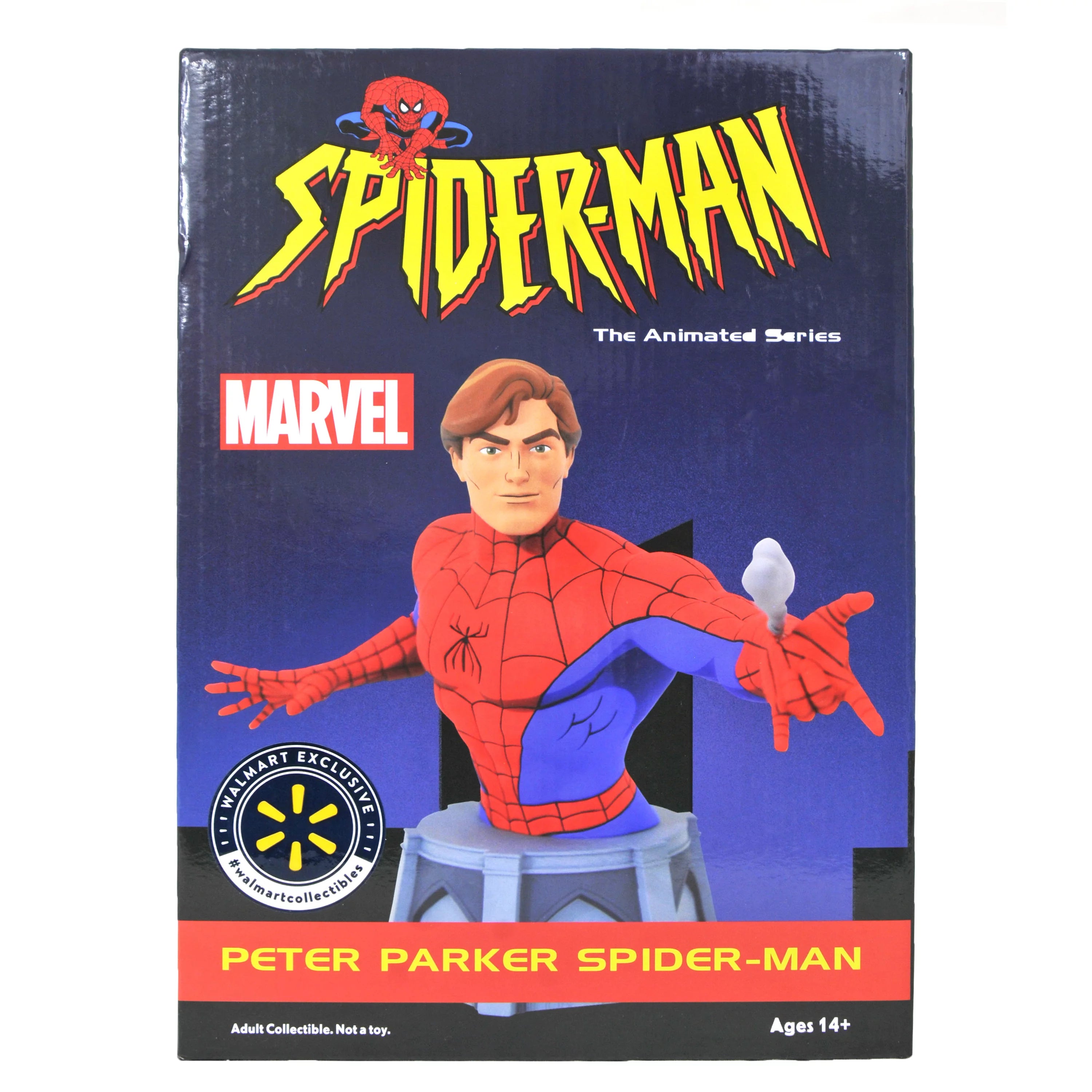 Diamond Select Toys Spider-Man The Animated Series Peter Parker Spider-Man Resin Bust (Walmart Exclusive)
