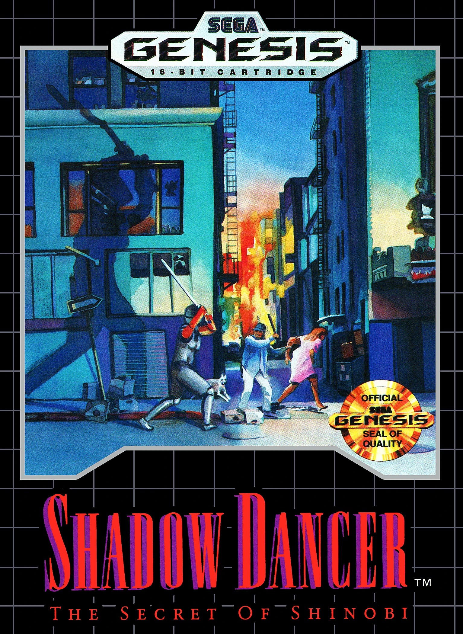 Sega Genesis Shadow Dancer The Secret of Shinobi, Boxed No Manual