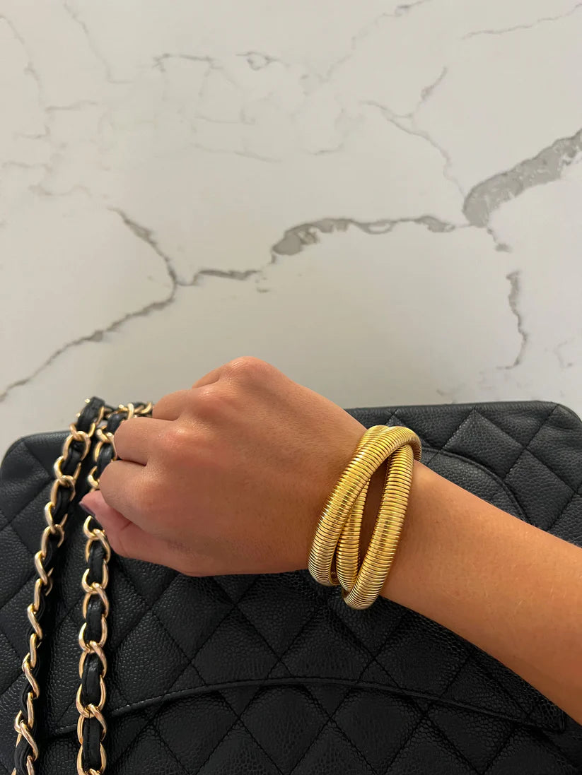 Tripple Gold Emma Bracelet