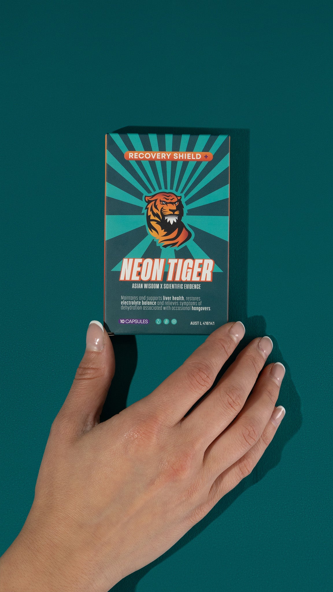 Neon Tiger Recovery Shield + Hangover Prevention