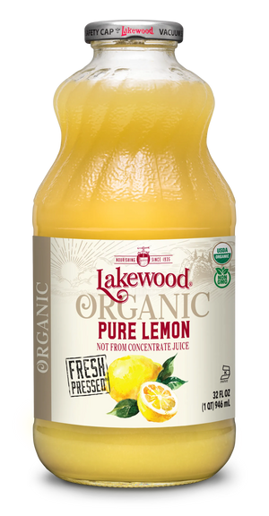 Lakewood Organic Pure Lemon Juice | 32oz - Lakewood Organic - Organic Lemon Juice Concentrate