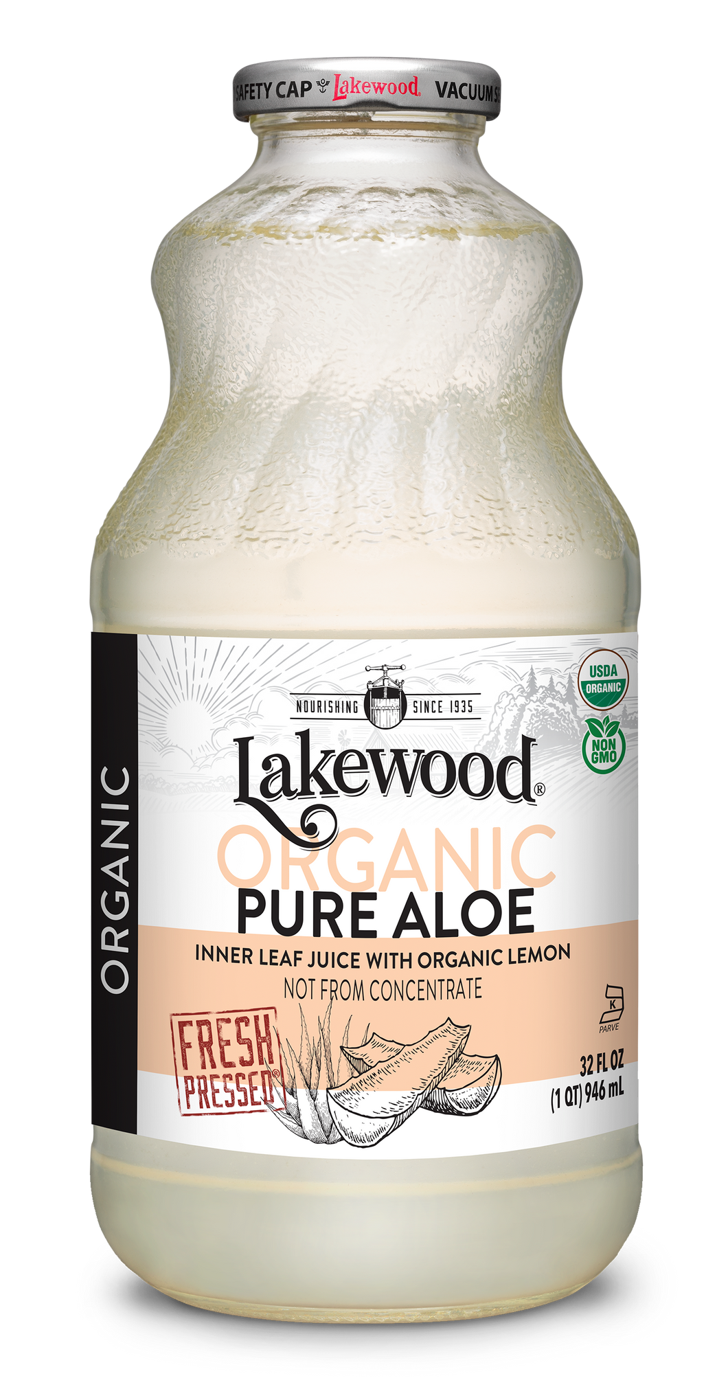 Willen personeel statistieken Organic PURE Aloe (32oz, 6-pack) | Lakewood Juice – Lakewood Organic