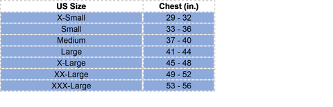 O Neill Swim Size Chart