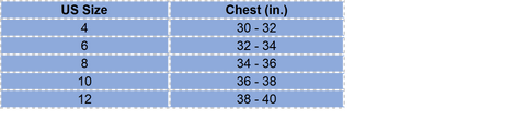 o'neill women's life vests size chart