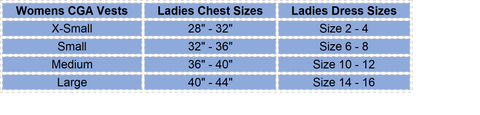 liquid force women's coast guard approved life vests size chart