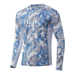 HUK Men's Icon X Camo Hoodie UPF 50+ Long-Sleeve Fishing Shirt, Storm,  Small : : Clothing, Shoes & Accessories