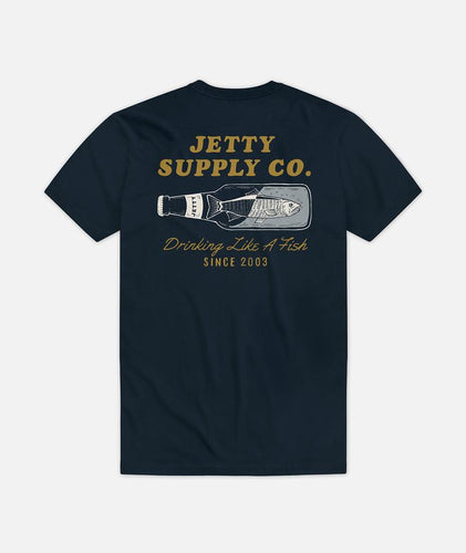Jetty Drinkfish Men's T-Shirt - 88 Gear