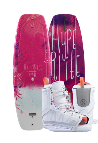 Hyperlite Divine Young Girl's Wakeboard Package - 88 Gear