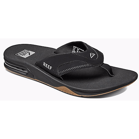 reef sandals black