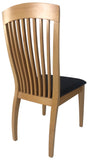 GFI Winner EDM-IT-C33 Dining Chair in Beech and Black Fabric