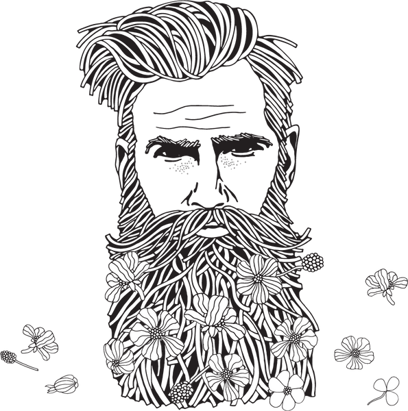 94 Coloring Pages Beard Best
