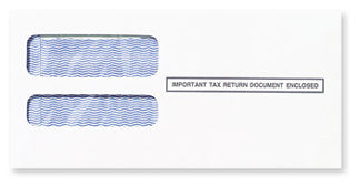 Double Window W-2 3UP Laser Envelope - Wide (DW3W)
