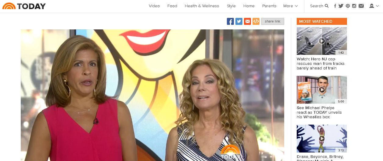No-slip Strip featured on NBC Today Show with Katie Lee and Hoda