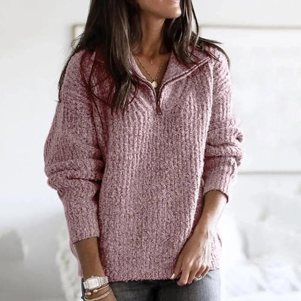 halve rits pullover