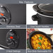 3.5L Slow Cooker - Black Image 4