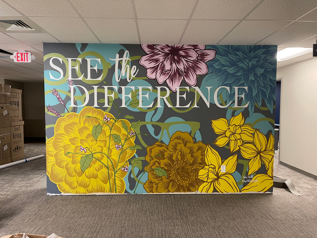 Vision Care Ophthalmology floral murals