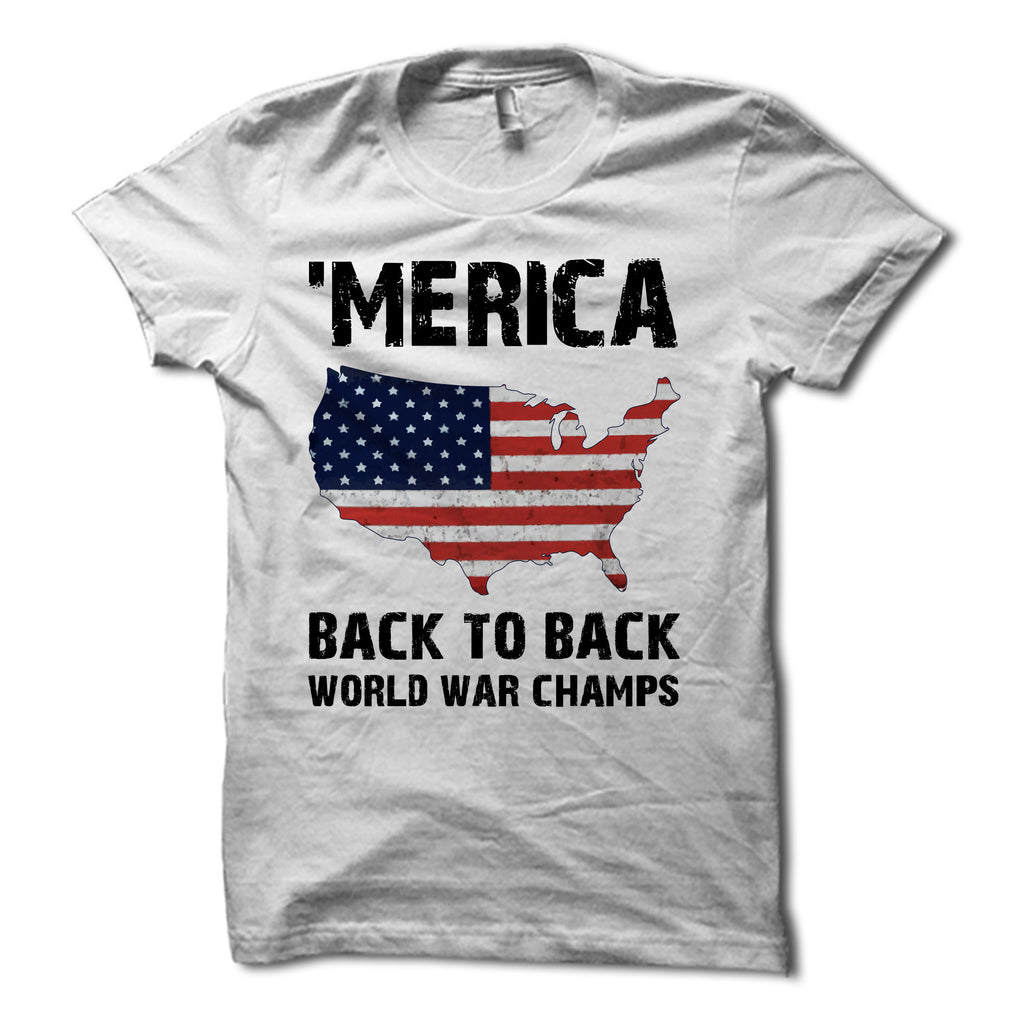 back to back world war champs shirt