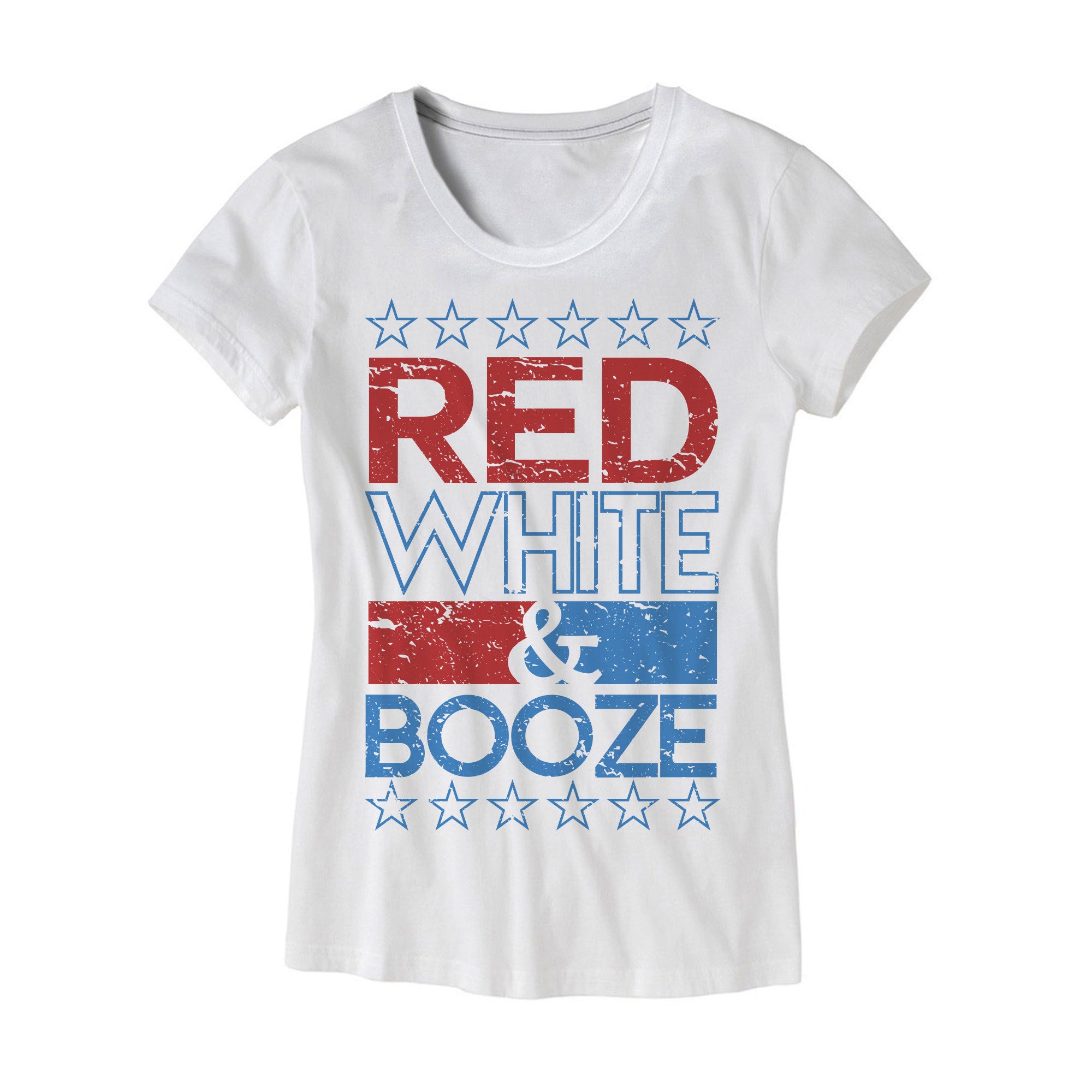 red white and booze shirt