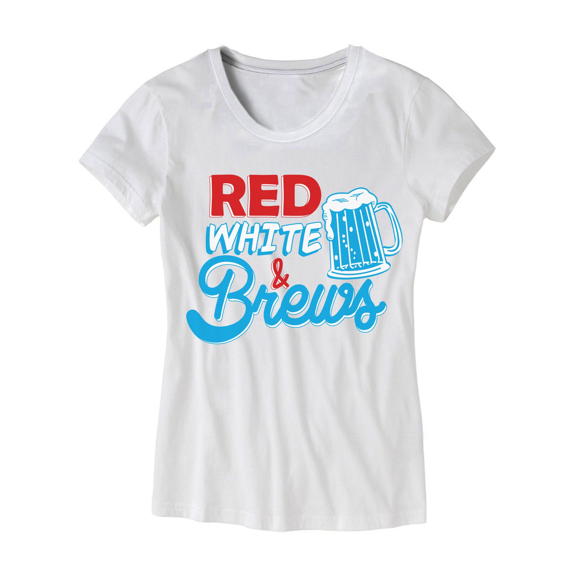 red white and brews shirt