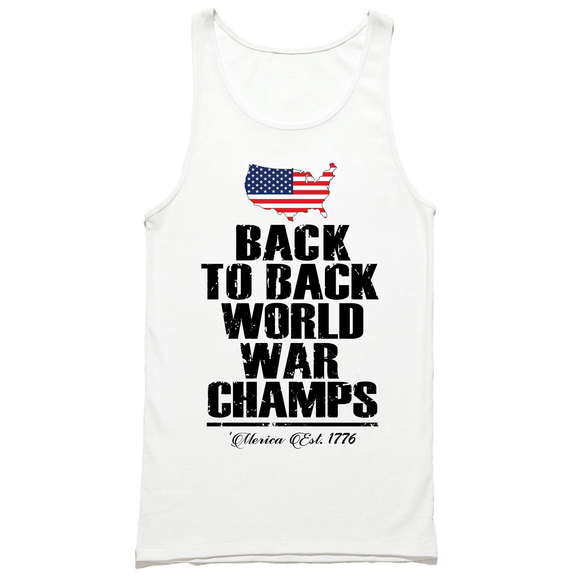 back to back world war champs tank top