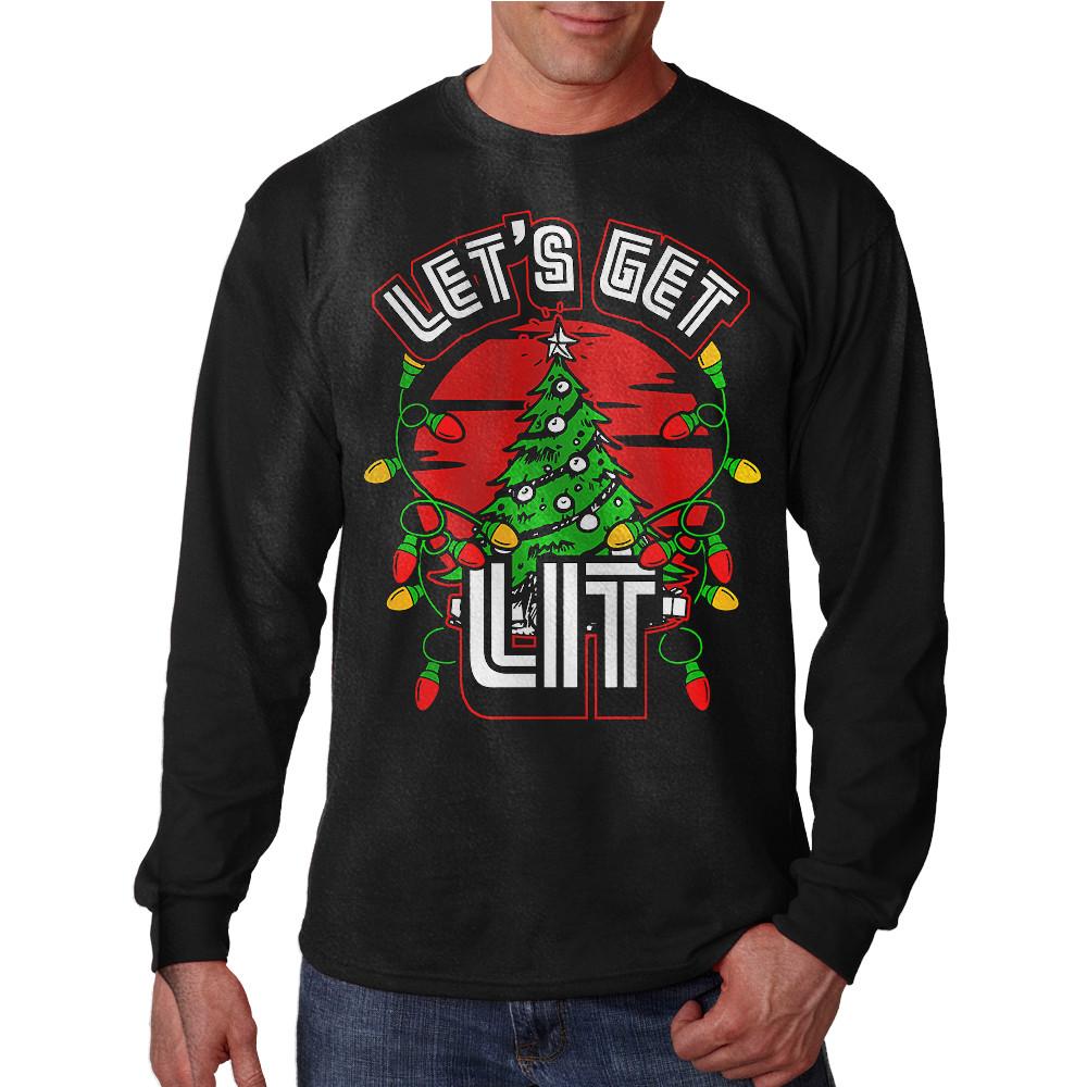 lets get lit christmas sweater