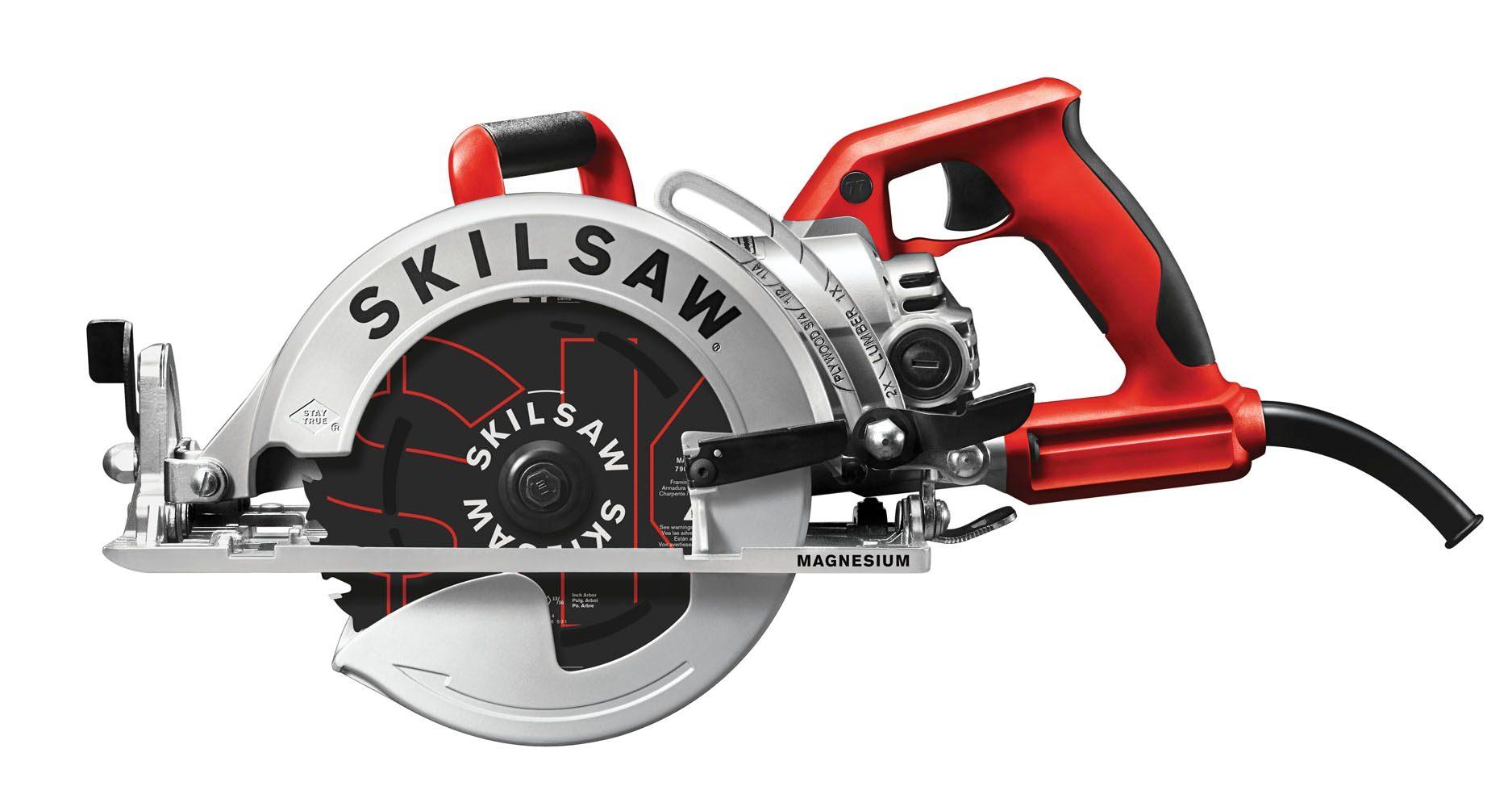 SKILSAW 15-Amp 7-1/4-Inch Lightweight Worm Drive Circular Saw with SKILSAW Blade, Corded, SPT77WML-01