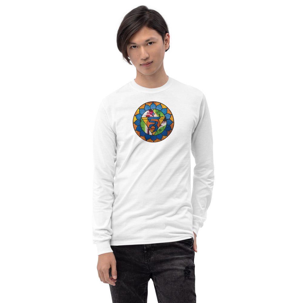 Stylish Peace Love Mom Long Sleeve Thermal Shirt - Size Large