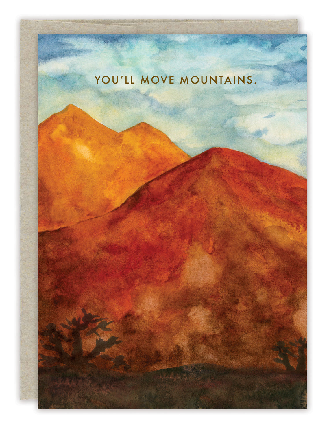Move Mountains Congrats Card