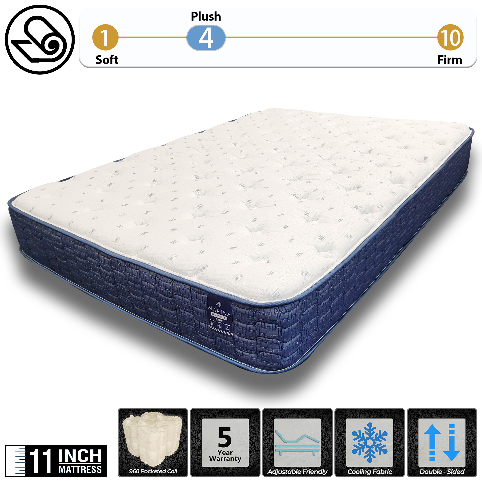 Marina Hybrid Double Sided Plush - Net Pricing MAR2