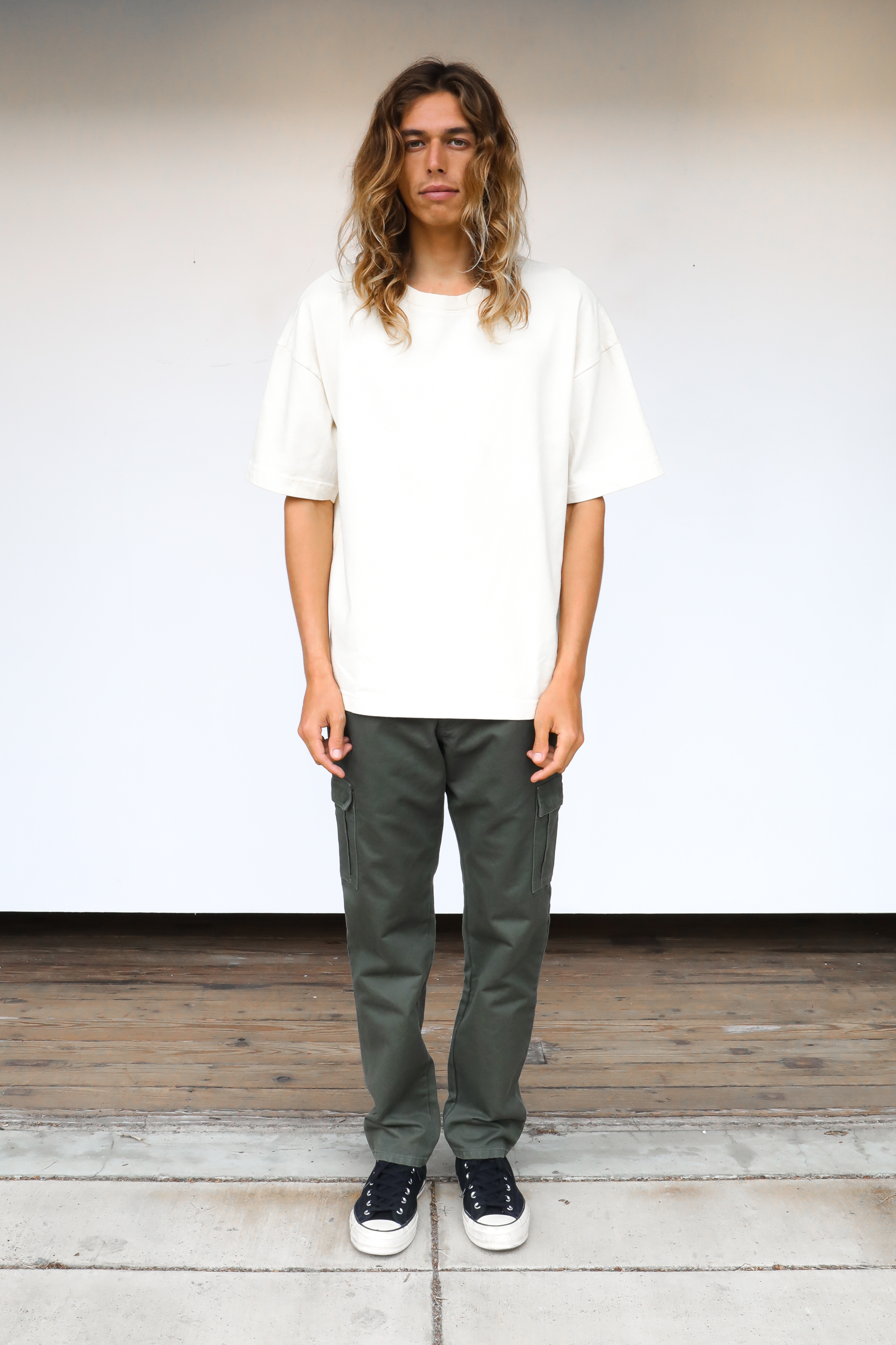 MONADIC // BOXCAR TEE // OFF WHITE