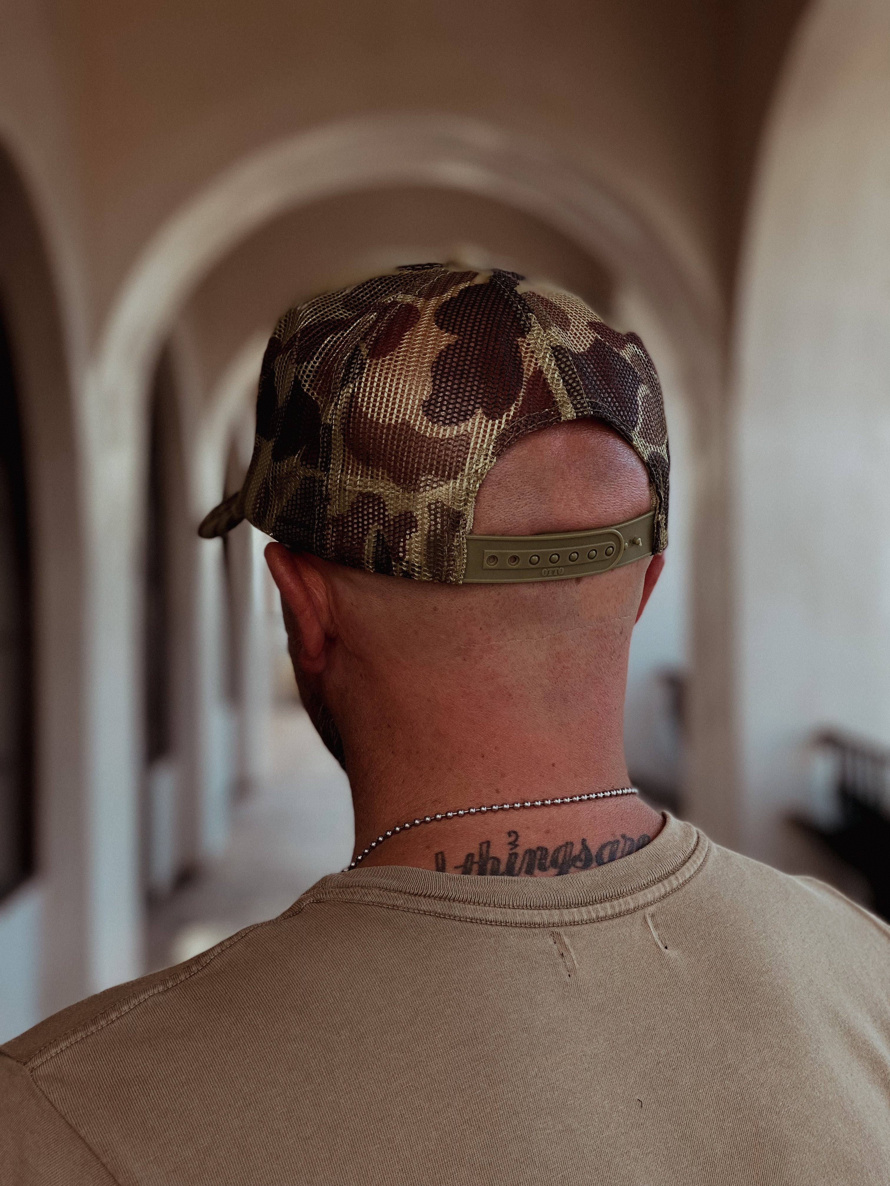 NORTH // Camo  Making Ripples  Trucker