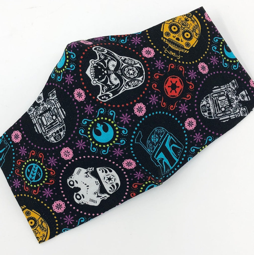 star wars sugar skull fabric