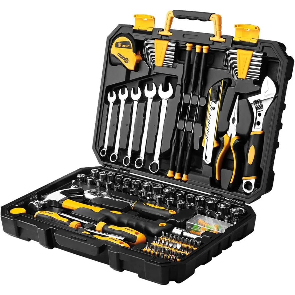 158 Piece Hand Tool Set-General use Tool Kit