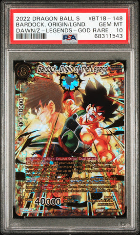 Bardock, Origin of the Legend BT18-148 GDR PSA 10