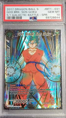 God Break Son Goku BT1-031 SPR psa 10